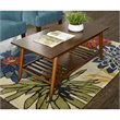 Riverbay Furniture Coffee Table in Warm Brown