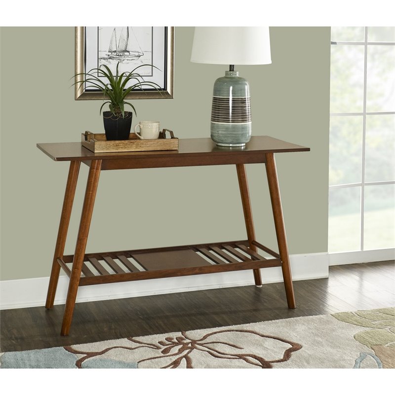 Riverbay Furniture Warm Brown Console Table Rectangular