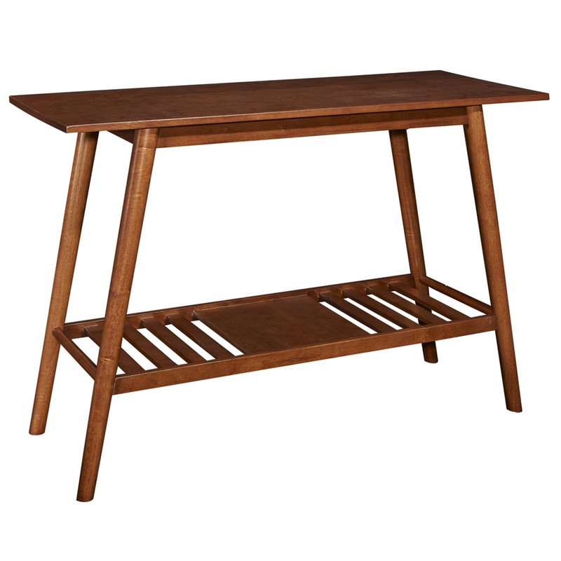 Riverbay Furniture Warm Brown Console Table Rectangular