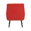 Riverbay Furniture 19'' Modern Fabric Upholstered Chair in Pimento Red Orange