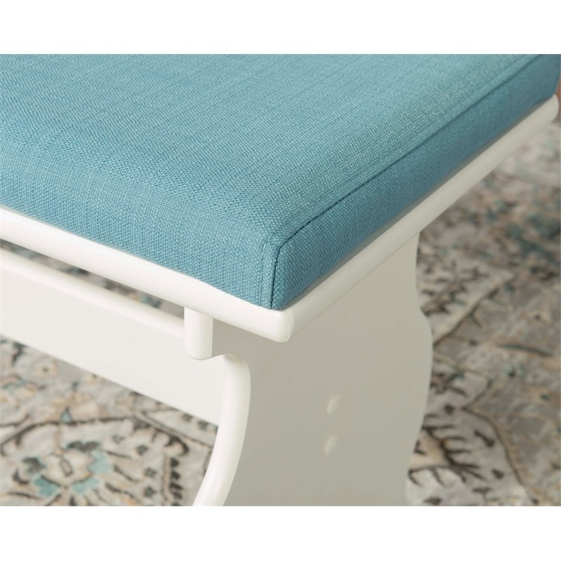 Riverbay Furniture Pine Wood Blue Dining Set Rectangular Perfect for Small Spaces 66.25