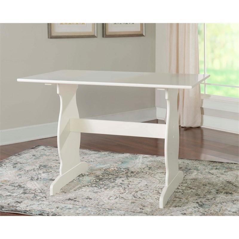Riverbay Furniture Pine Wood Blue Dining Set Rectangular Perfect for Small Spaces 66.25