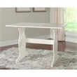Riverbay Furniture Pine Wood Blue Dining Set Rectangular Perfect for Small Spaces 66.25