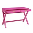 Riverbay Furniture Raspberry Pink Writing Desk Rectangular