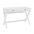 Riverbay Furniture White Writing Desk Rectangular