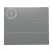 Riverbay Furniture Transitional Wood 5 Piece Compass Tray Table Set in Gray