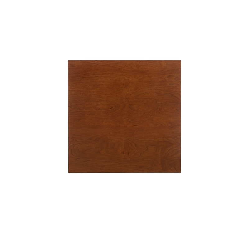 Riverbay Furniture Mid-Century Wood End Table in Warm Walnut Stained