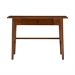 Riverbay Furniture Rubberwood Warm Walnut Desk Rectangular Mid Century 42
