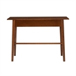 Riverbay Furniture Rubberwood Warm Walnut Desk Rectangular Mid Century 42
