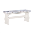 Riverbay Furniture Pine Wood White Dining Set Rectangular Perfect for Small Spaces 66.25