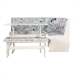 Riverbay Furniture Pine Wood White Dining Set Rectangular Perfect for Small Spaces 66.25