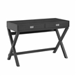 Riverbay Furniture Black Writing Desk Rectangular Durable