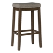 Riverbay Furniture Rubberwood Brown Bar Stool Backless 32.25