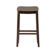 Riverbay Furniture Rubberwood Brown Bar Stool Backless 32.25