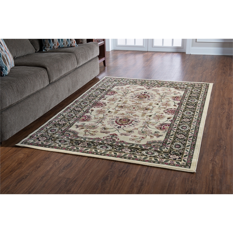 Riverbay Furniture 9' x 12' Area Rug in Cream
