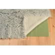 Riverbay Furniture 5' x 8' Flokati Rug in Light Gray