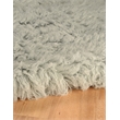 Riverbay Furniture 8' x 10' Flokati Rug in Light Gray
