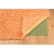 Riverbay Furniture 2' x 3' Flokati Rug in Sherbet