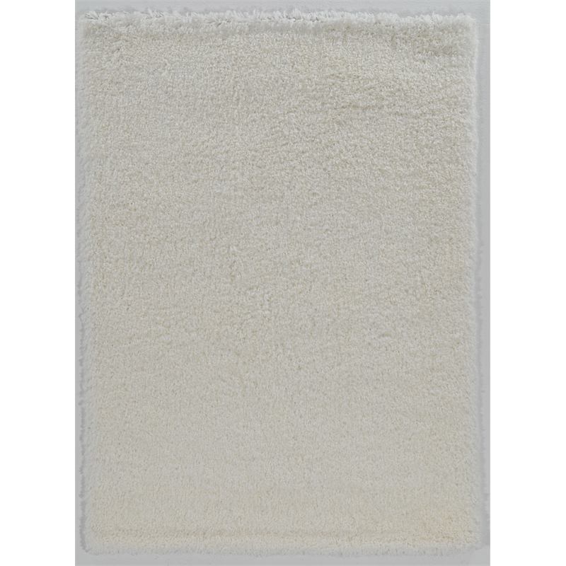 Riverbay Furniture 8' x 10' Shag Area Rug in White