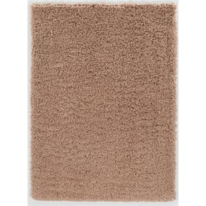 Riverbay Furniture 5' x 7' Shag Area Rug in Sand