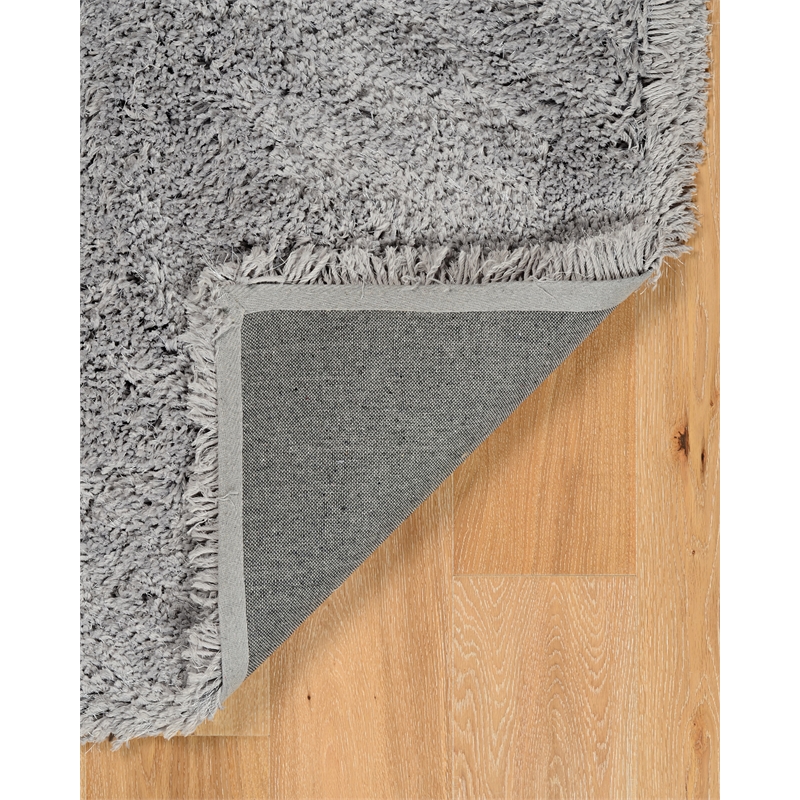 Riverbay Furniture 8' x 10' Shag Area Rug in Gray
