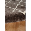 Riverbay Furniture 5' x 7' Area Rug in Gray and Ivory
