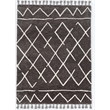 Riverbay Furniture 5' x 7' Area Rug in Gray and Ivory