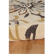 Riverbay Furniture 5' x 7' Hand Tufted Branches Rug in Ivory