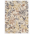 Riverbay Furniture 5' x 7' Hand Tufted Branches Rug in Ivory