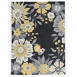 Riverbay Furniture 5' x 7' Hand Tufted Wildflower Rug in Gray