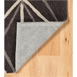 Riverbay Furniture 5' x 7' Hand Tufted Prisma Rug in Charcoal