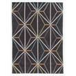 Riverbay Furniture 5' x 7' Hand Tufted Prisma Rug in Charcoal
