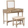 Riverbay Furniture Wood Gray Vanity Set Rectangular 38