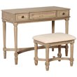 Riverbay Furniture Wood Gray Vanity Set Rectangular 38
