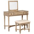 Riverbay Furniture Wood Gray Vanity Set Rectangular 38