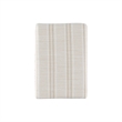 Riverbay Furniture Rubberwood Rustic Brown Bar Stool Striped Fabric 32