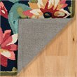 Riverbay Furniture Zaire 5'X7' Polyester and Cotton Area Rug - Cactus Navy/Multi