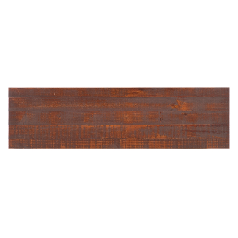 Riverbay Furniture Solid Pine Black Dining Nook Set Rectangular Plank-Style 66.88