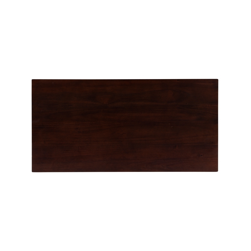 Riverbay Furniture MDF and Rubberwood Walnut Brown Pub Table Rectangular 47.25