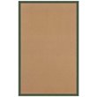 Riverbay Furniture 4' x 6' Transitional Wool Rug in Cork and Green