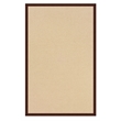 Riverbay Furniture 4' x 6' Transitional Wool Rug in Natural and Brown