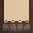 Riverbay Furniture 4' x 6' Transitional Wool Rug in Natural and Brown