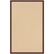 Riverbay Furniture 5' x 8' Transitional Wool Rug in Natural and Brown