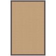 Riverbay Furniture 4' x 6' Transitional Wool Rug in Sisal and Slate