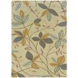 Riverbay Furniture 5' x 7' Transitional Hand Tufted Rug in Beige and Blue