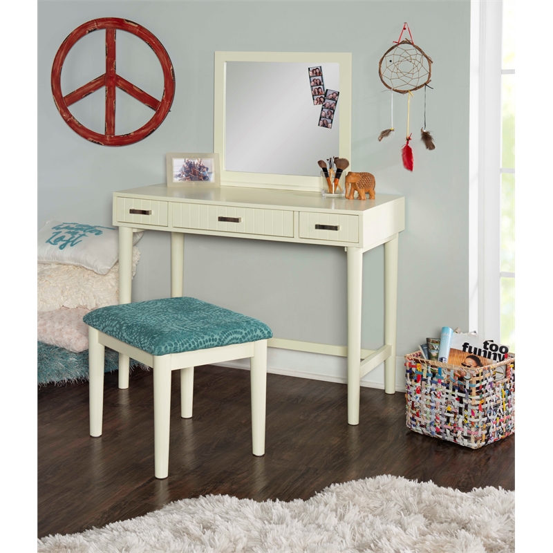Riverbay Furniture Wood Vanity in Cream