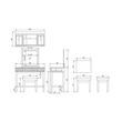 Riverbay Furniture Wood Vanity in Cream