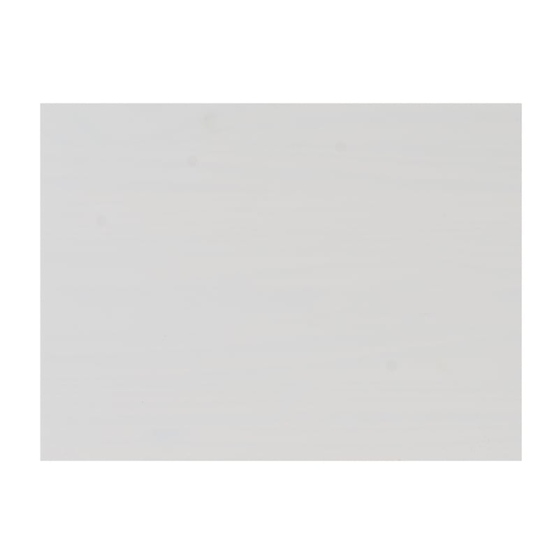Riverbay Furniture Six Drawer Wide Wood Rolling Cart in White Wash
