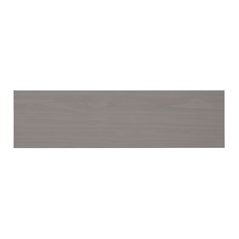Riverbay Furniture Solid Pine Gray Dining Nook Set Corner Storage 63.75