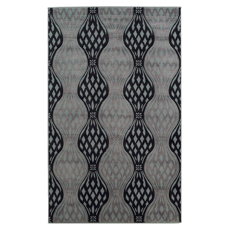 Riverbay Furniture Transitional Machine Made Polypropylene 5'x7'6